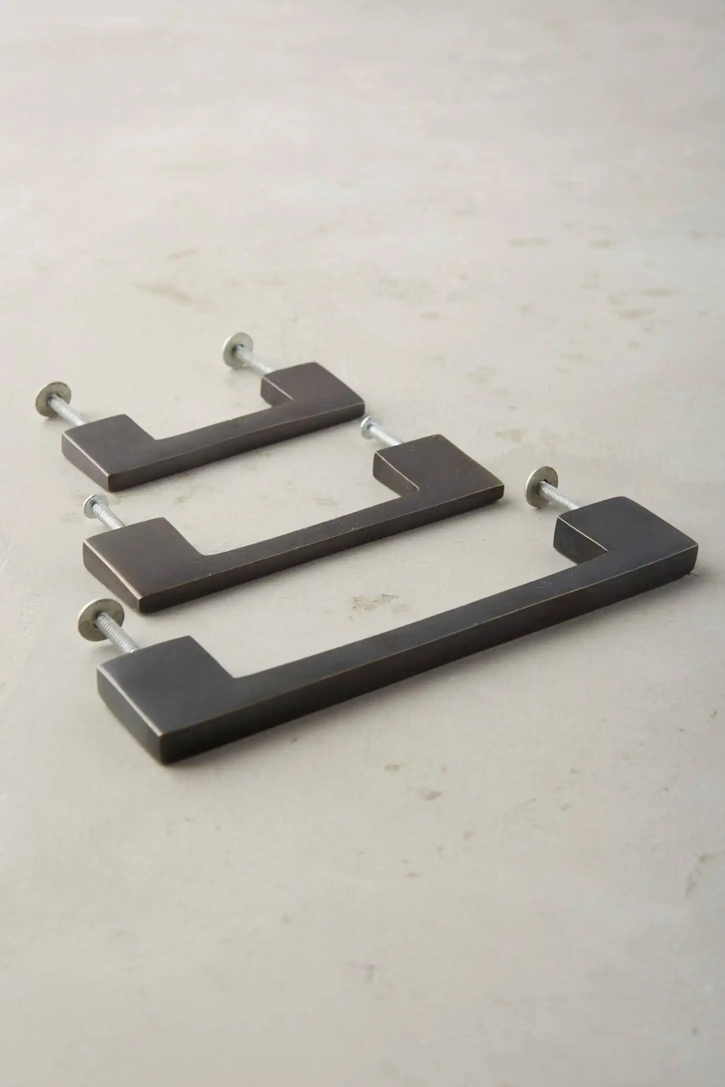 Black modern handles