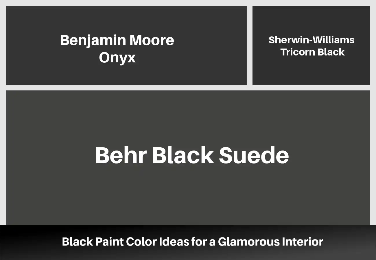 20 Black Paint Color Ideas for a Glamorous Interior