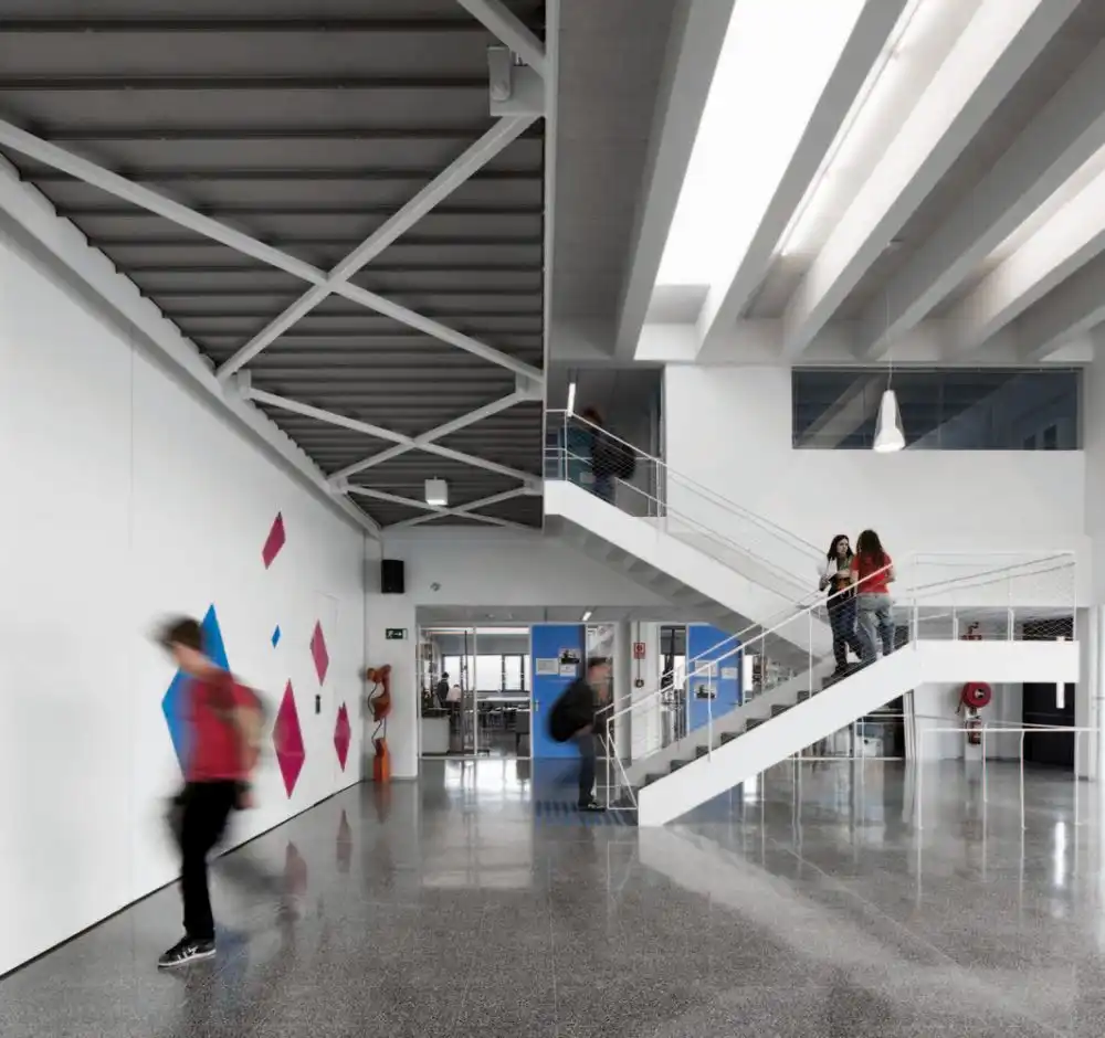 Blue Art School in Burgos Spain - interior
