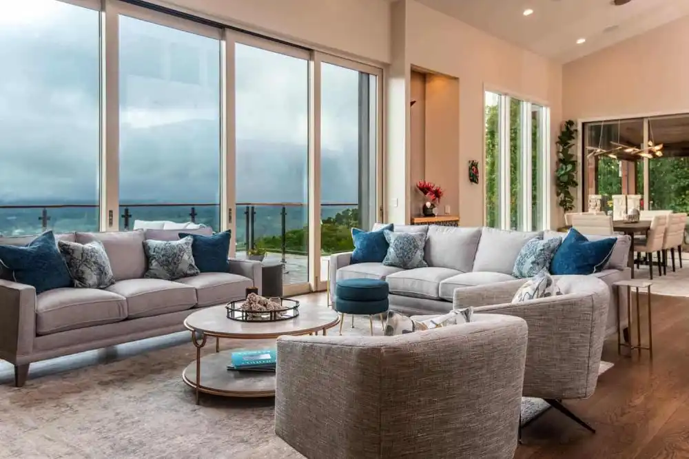 Blue Ridge Mountains Residence by Retro Fit Design in collaboration with Living Stone Design views