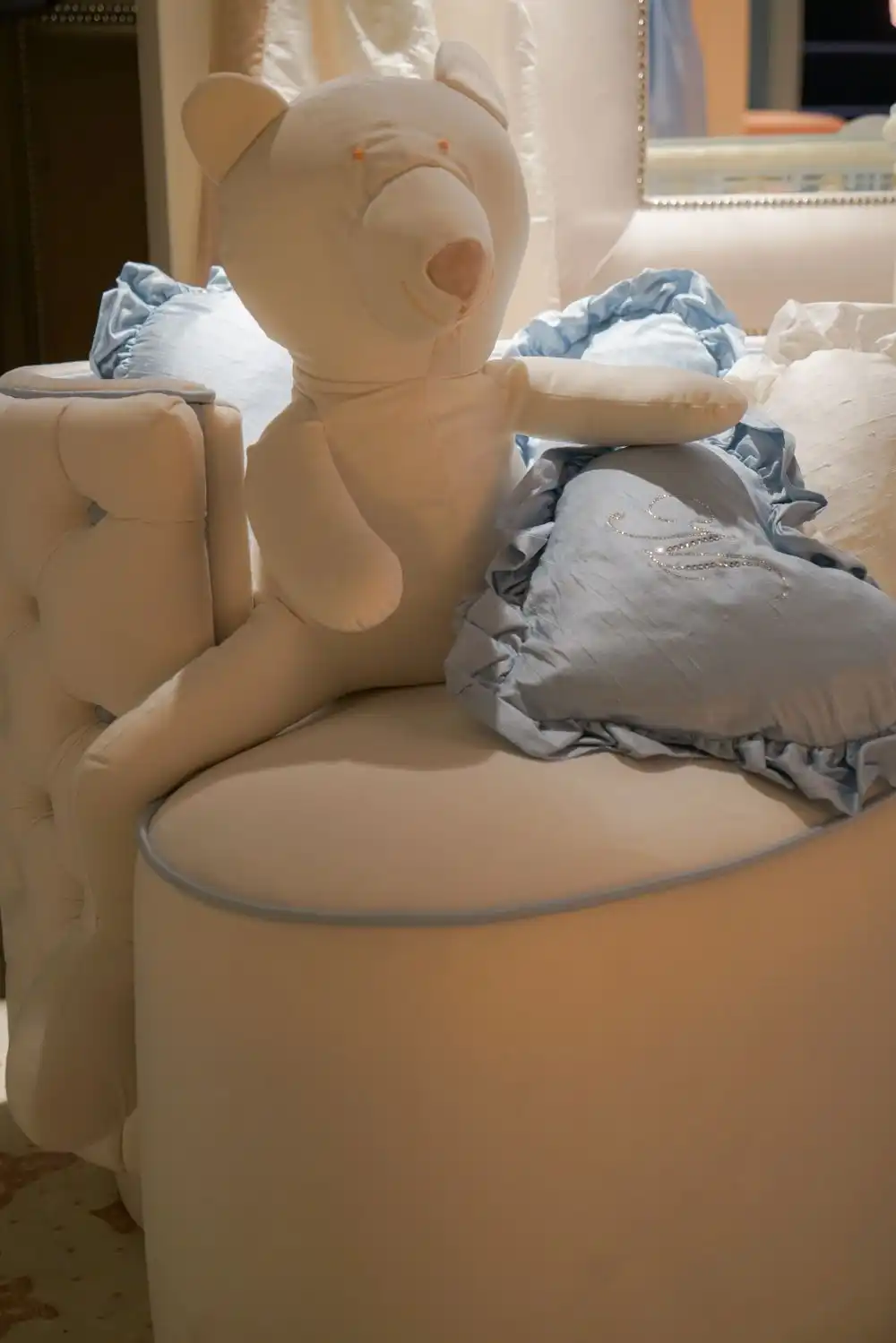The texture palette is as important as the colors used in a nursery, if not even more