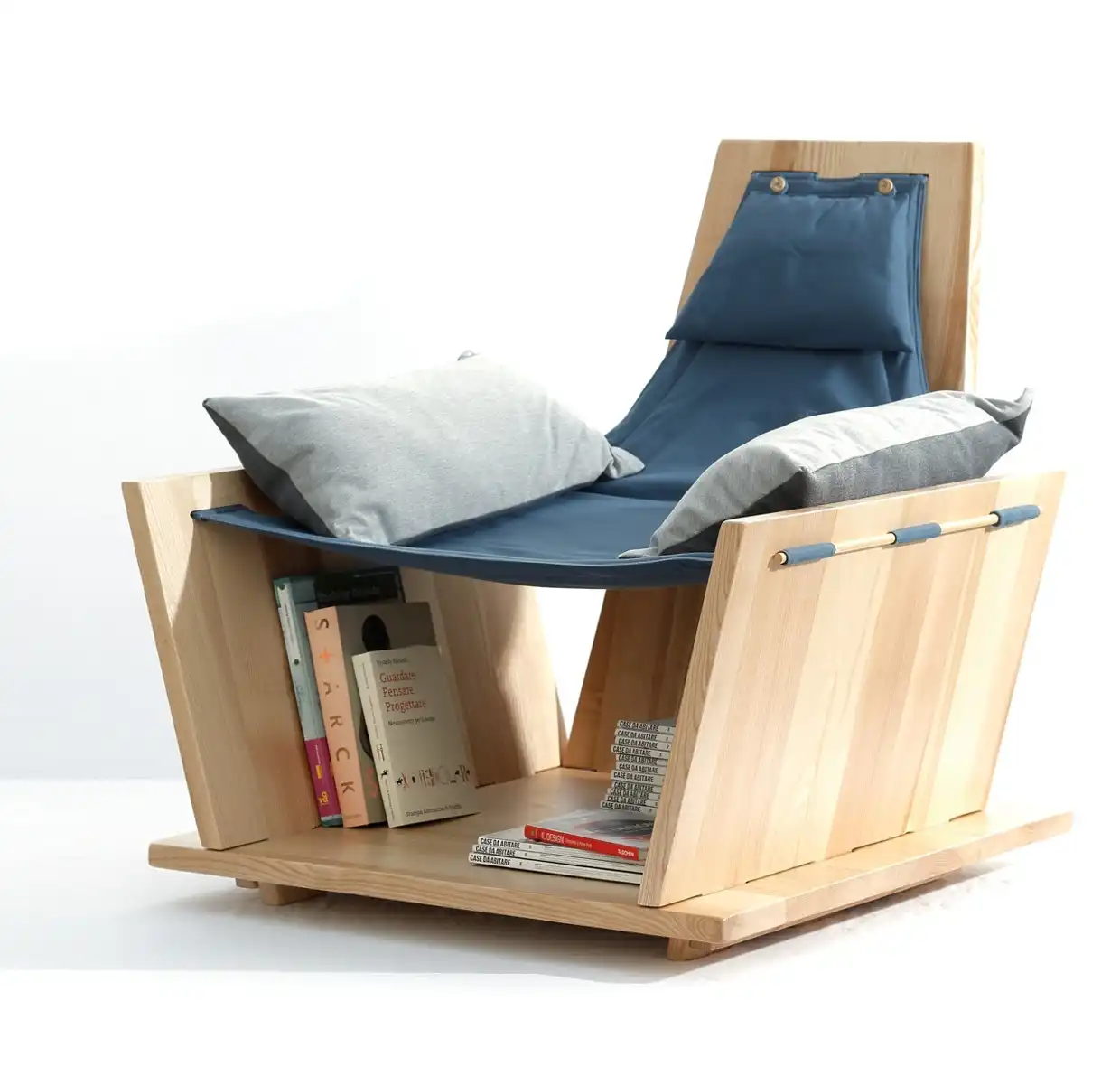 Bookcase and chair in the same time