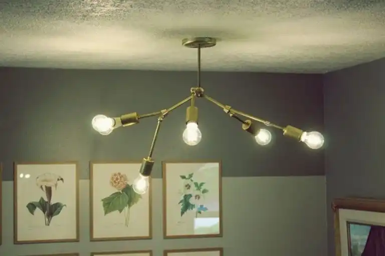 Brass Chandelier DIY