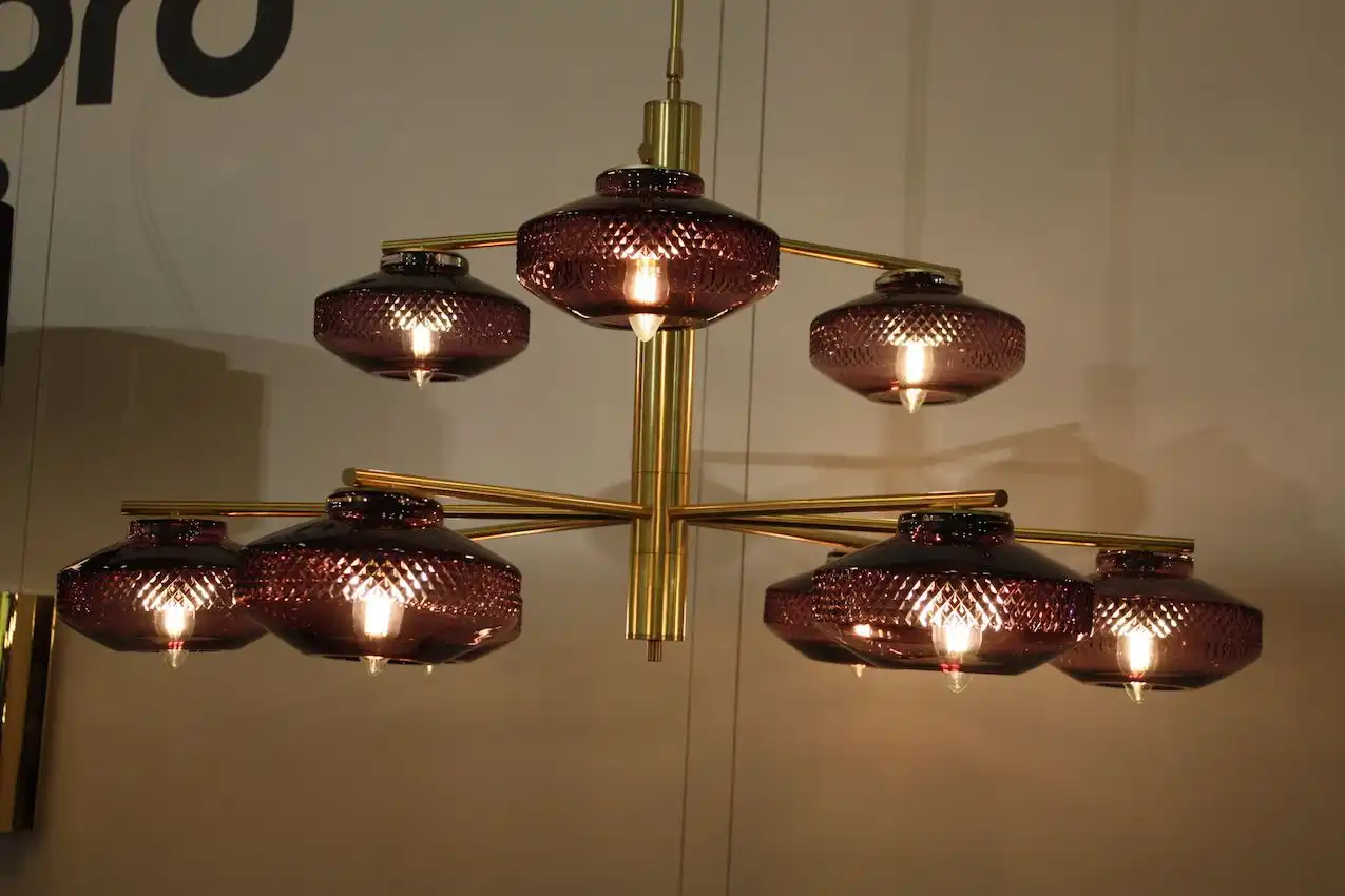 Brass and Glass Martin Huxford Pendant Lighting
