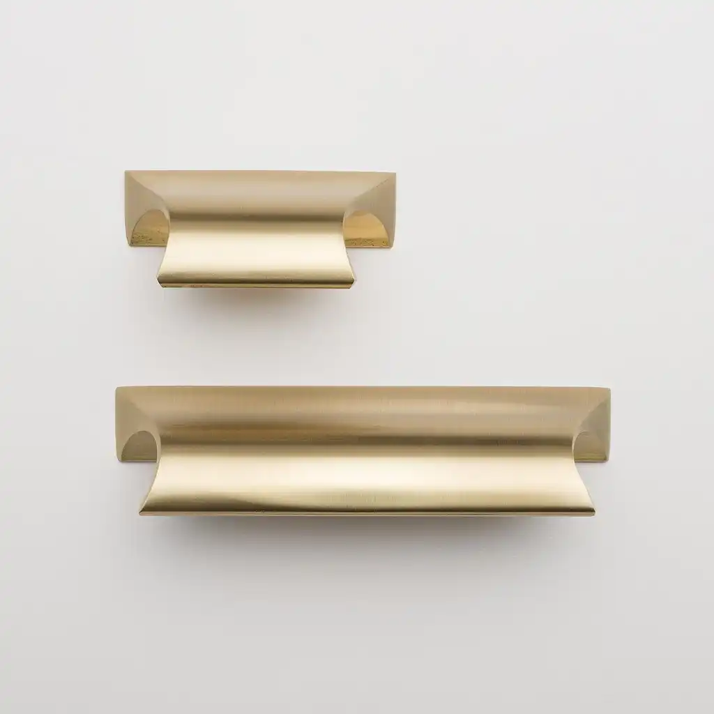 Brass cabinet pull