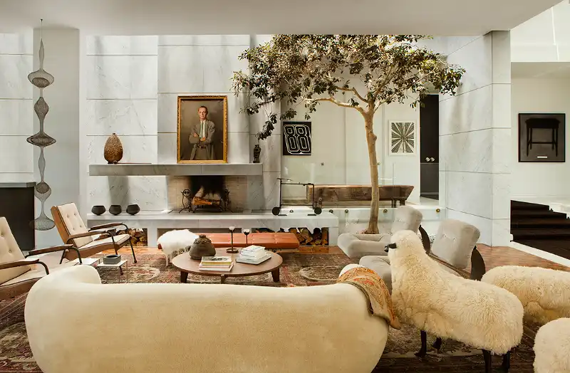 Bringing outdoor inside living room