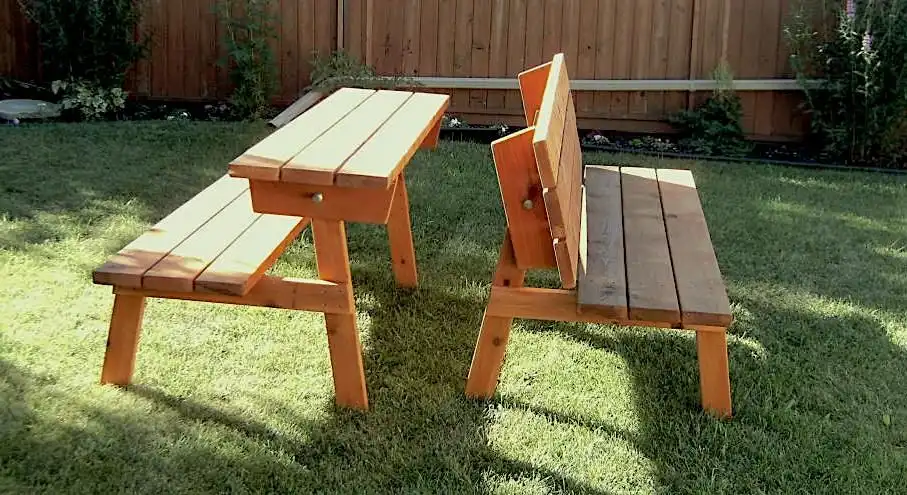 Build a Convertible Picnic Table