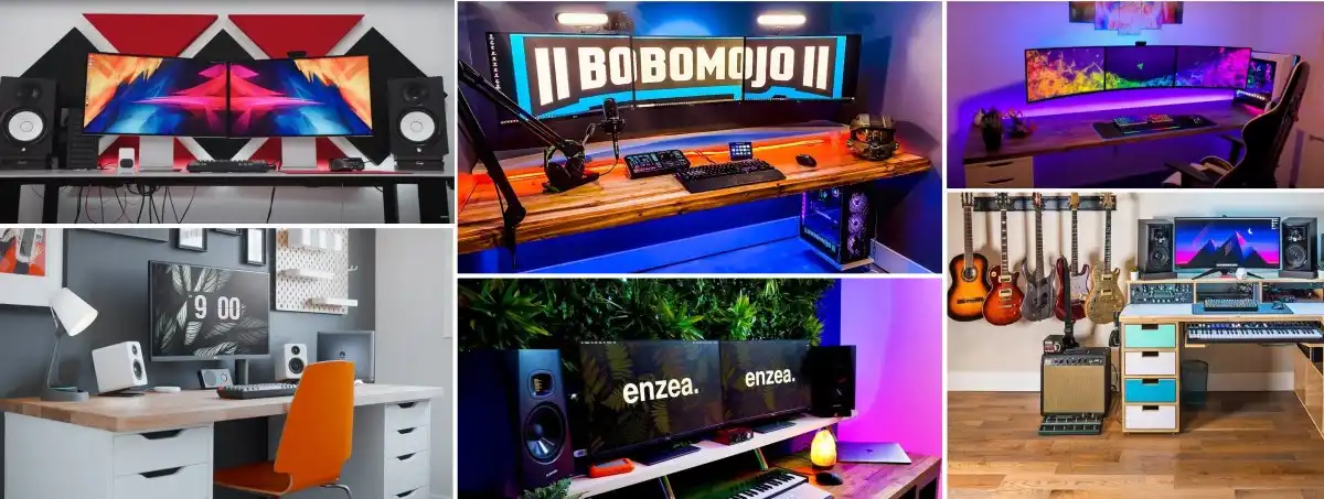 How To Build A Proper Desk Setup – 20 Inspiring Tours from Popular Vloggers