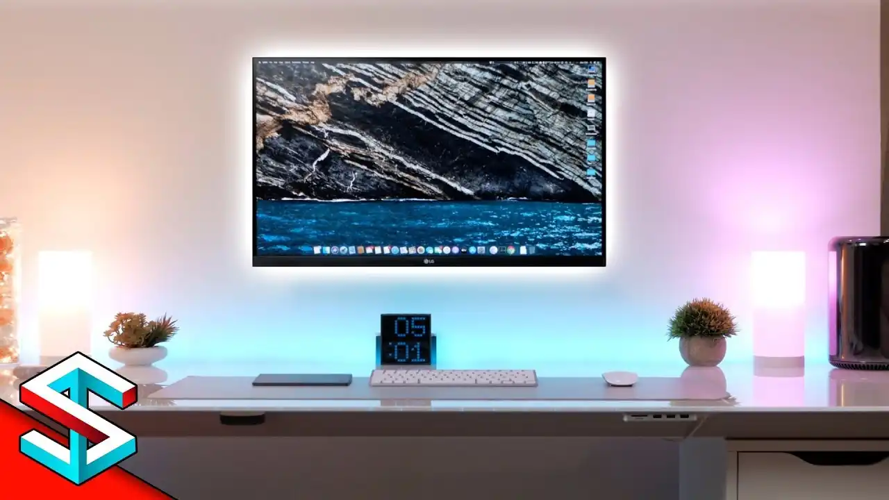 Building my DREAM Desk Setup DIY Clean Modern