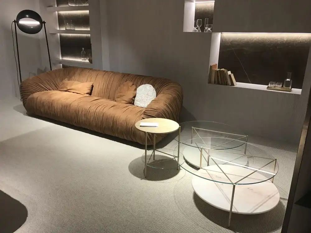 Built in dcorative shelves with LED light