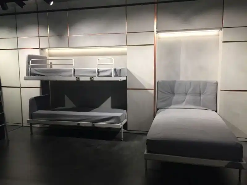 Bunk wall system for small spaces