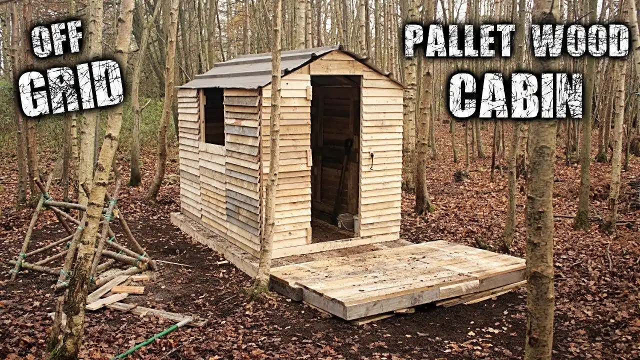 Use Pallet Wood to Build a Minimalist Cabin
