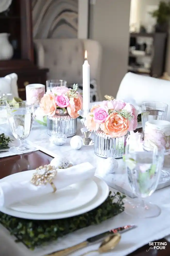 Candle holder on table decor