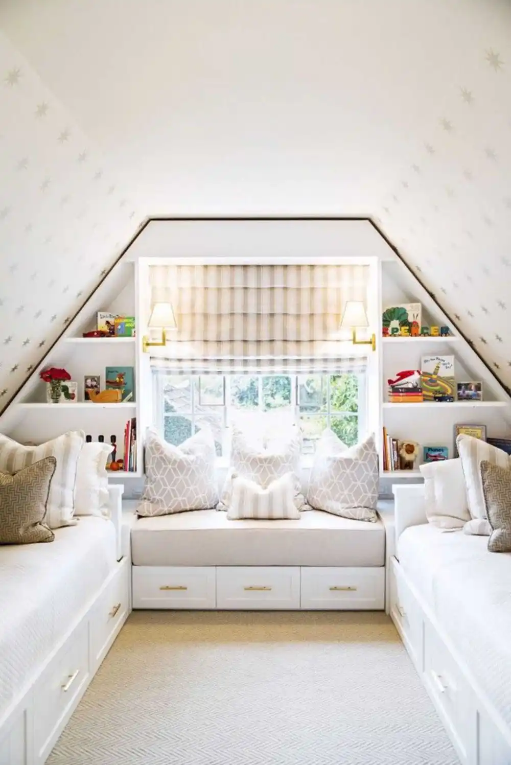 Cape cod attic room