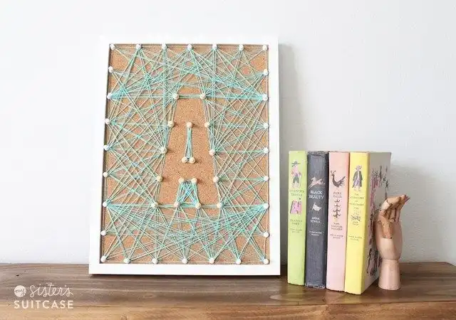 Cardboard string art DIY