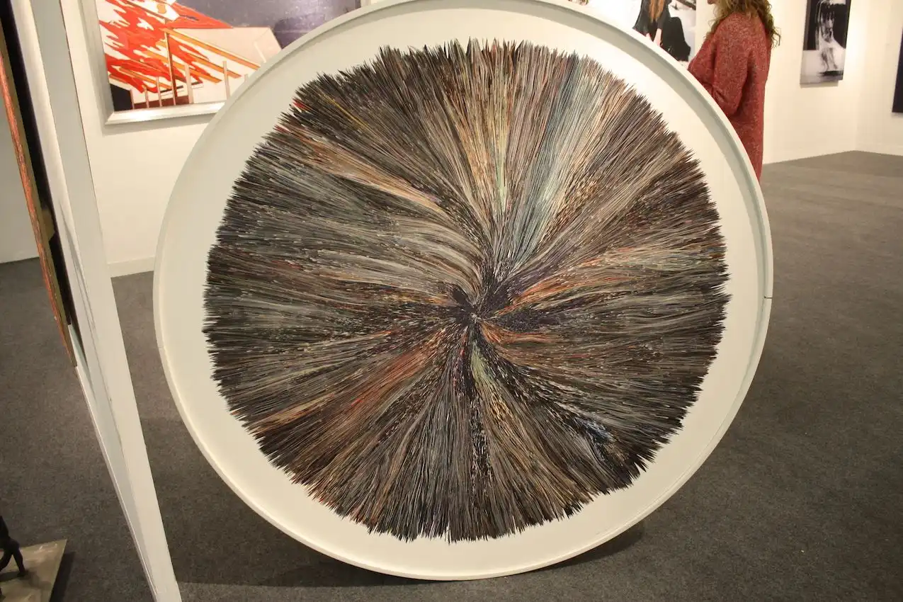 Carmel Ilan Feathery painting