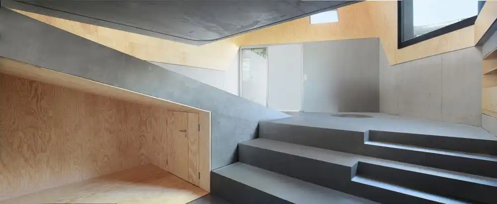 Casa Curved Switerland by Daluz Gonzalez Architekten floors