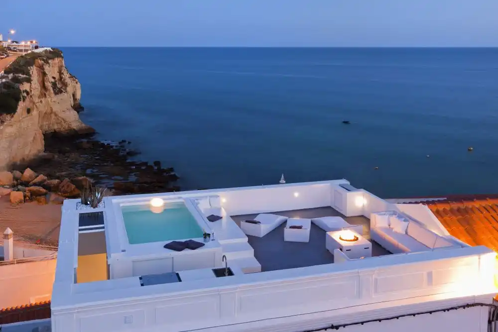 Casa Joia Designed by architects from Studio Arte with fire pit