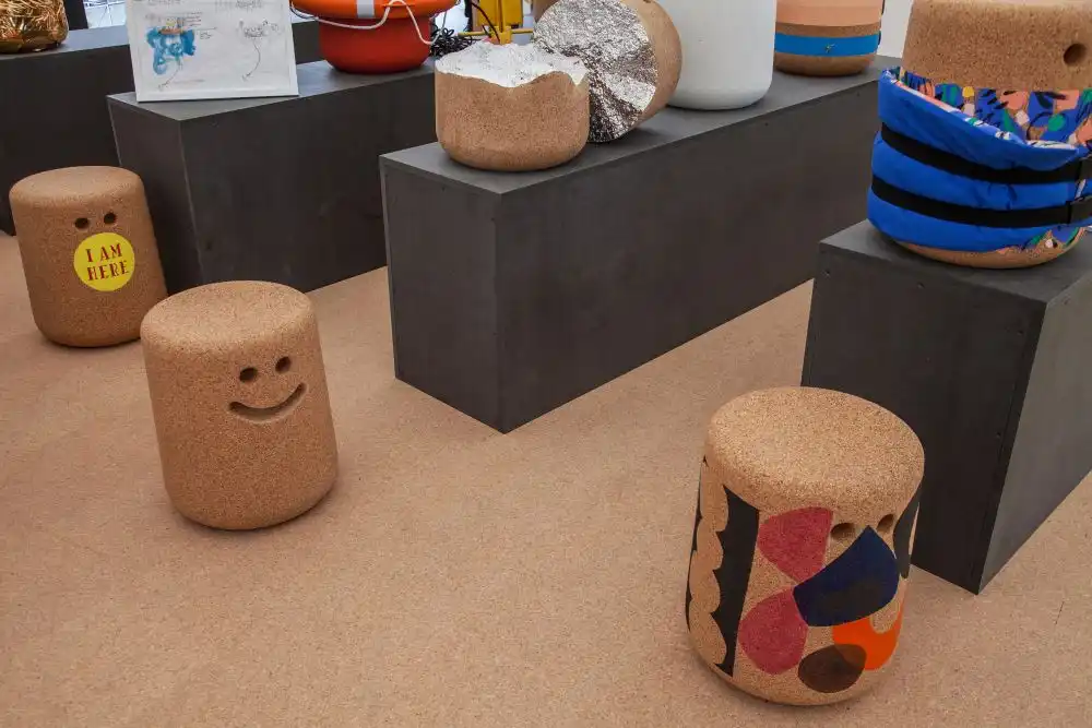 Casper cork stool - side table
