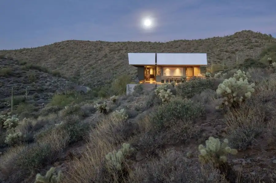 Cave Creek Hidden Valley Desert House Sunset