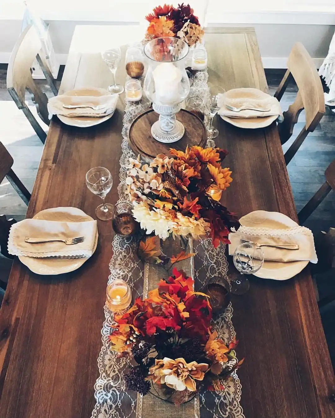Center of the table decor