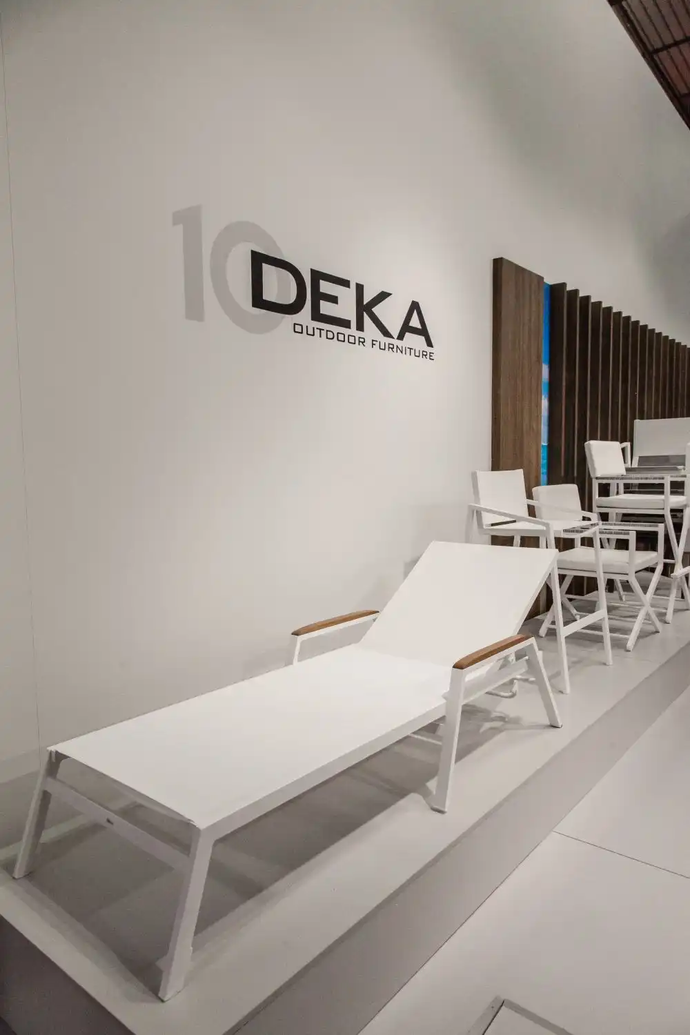 Chaise chair lounge for a modern furniture pool