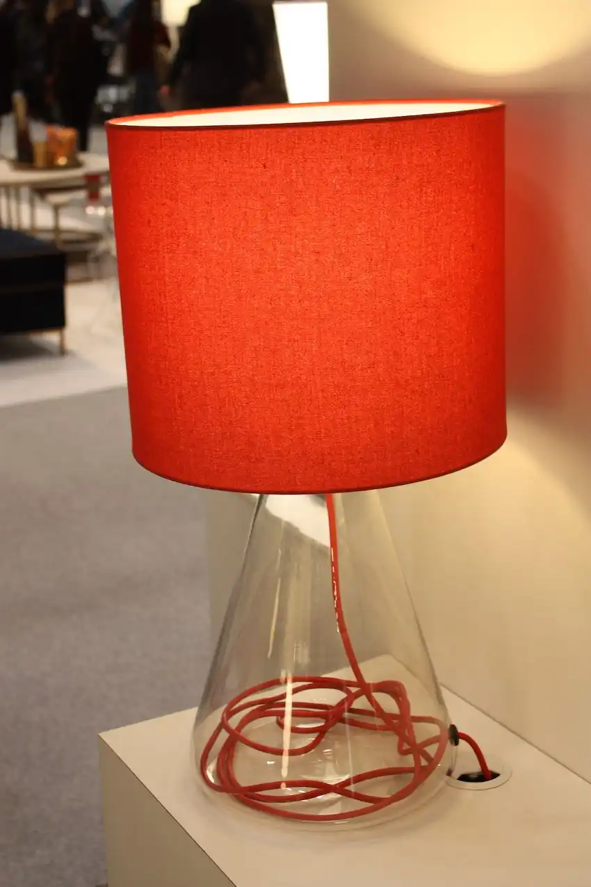 Chapman red table lamp