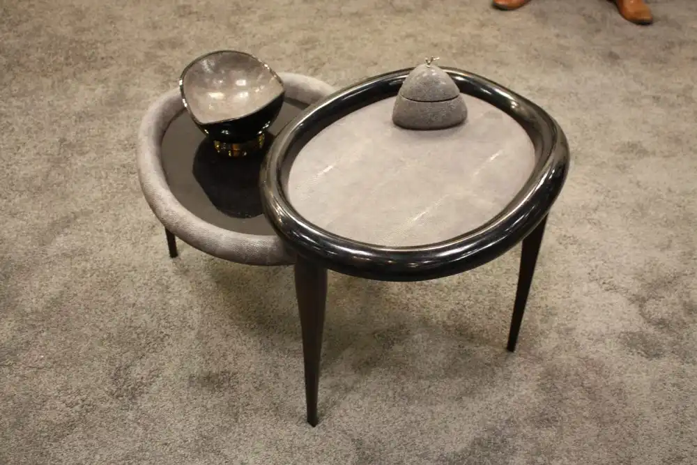 Charcoal coffee table