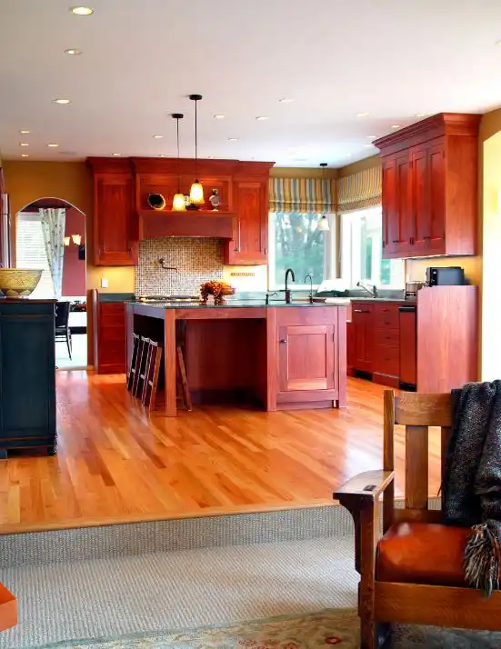 Cherry Wood is a good kitchen color