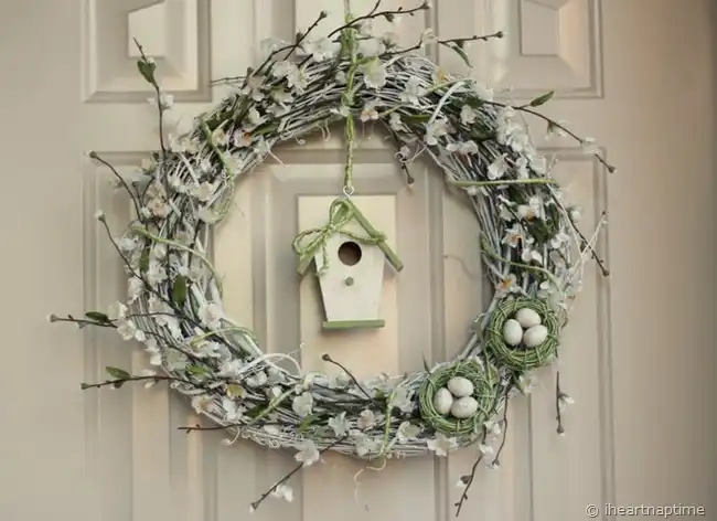 Cherry blossom wreath