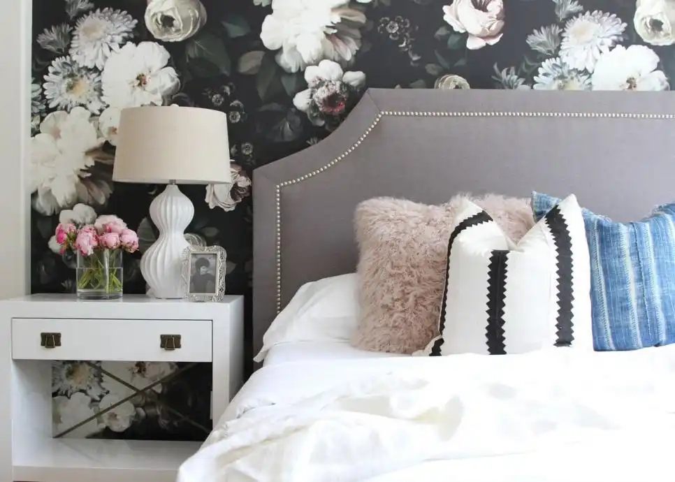 modern floral wallpaper