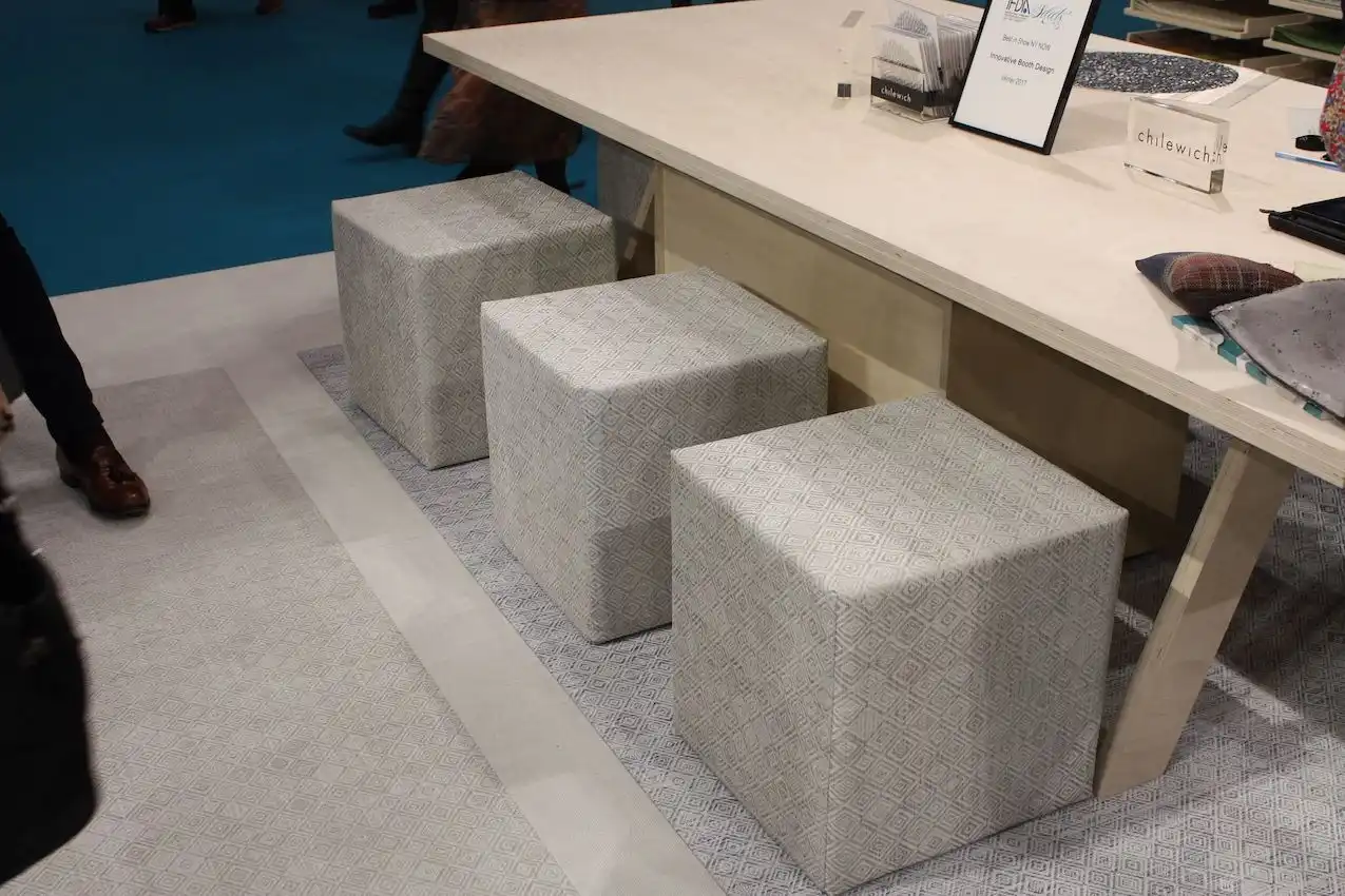 Chilewich cubes ottoman