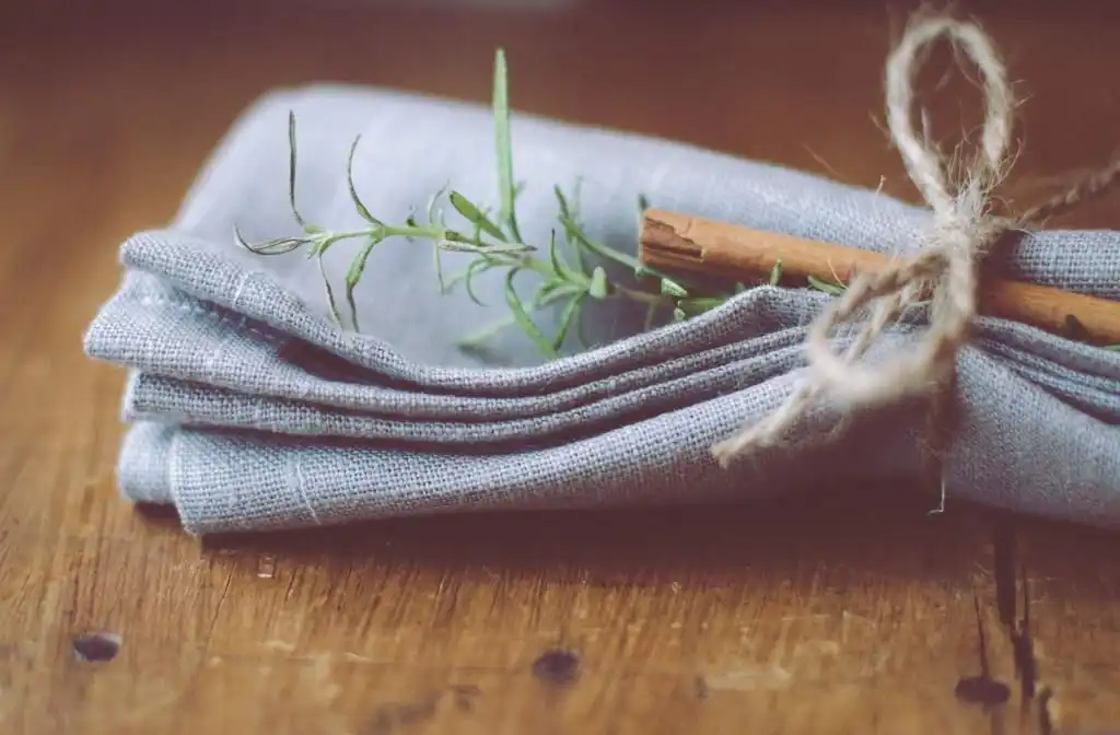 Christmas linen napkins