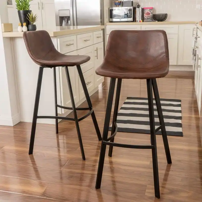 Christopher Knight Home Dax Snake Skin Brown Bar Stool