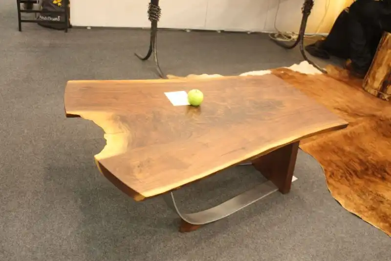 chrome-base-with-rustic-coffee-table-top