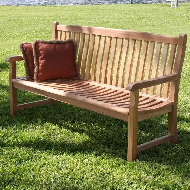 Classic 60 Inch Teak Patio Bench By Douglas Nance