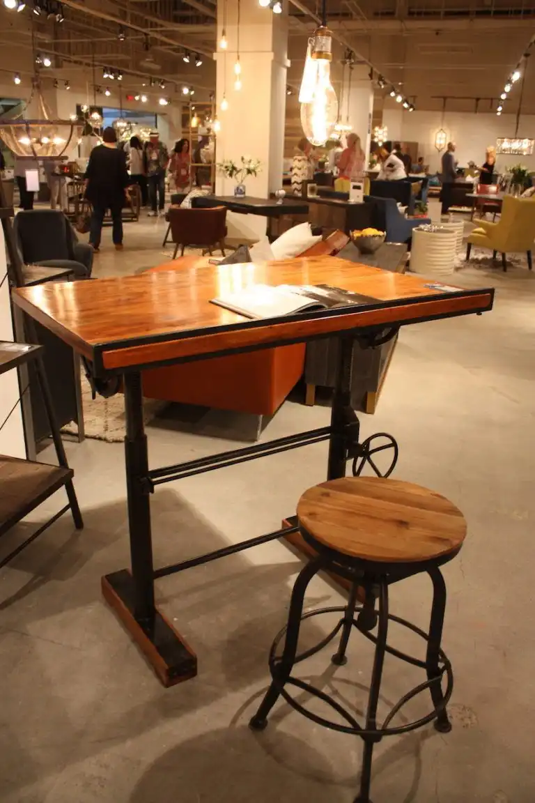 Choosing new industrial pieces creates a different mood.