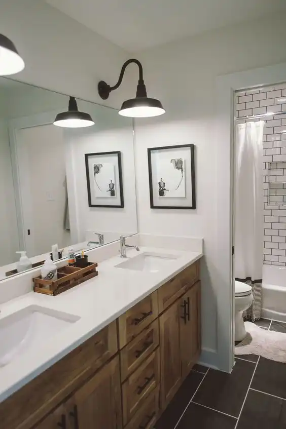 Clean the bathrooms