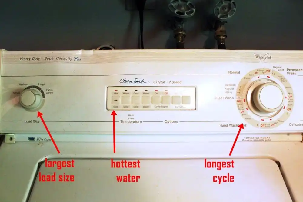 Cleaning the washing machine