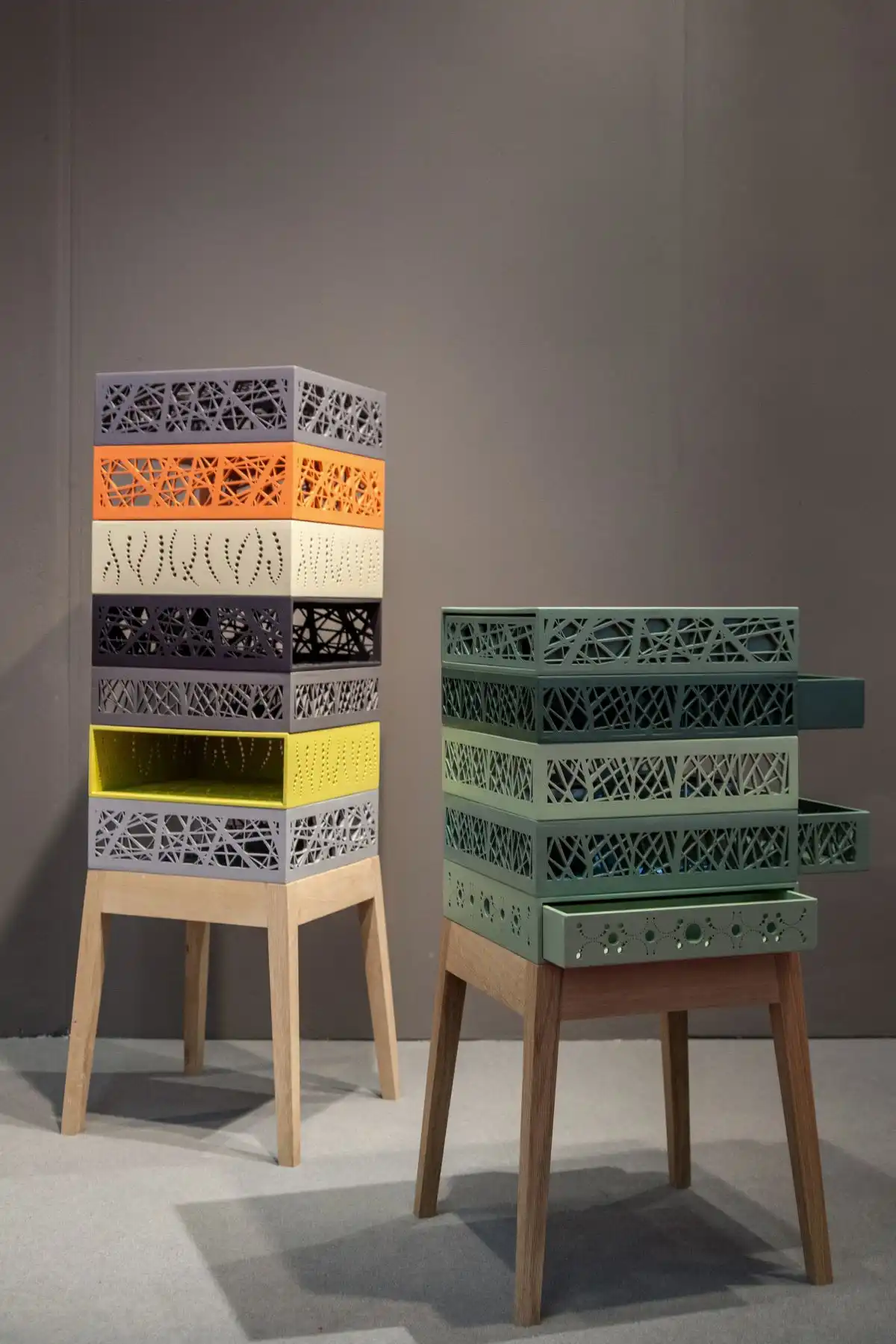 Clever storage solution -stacked design