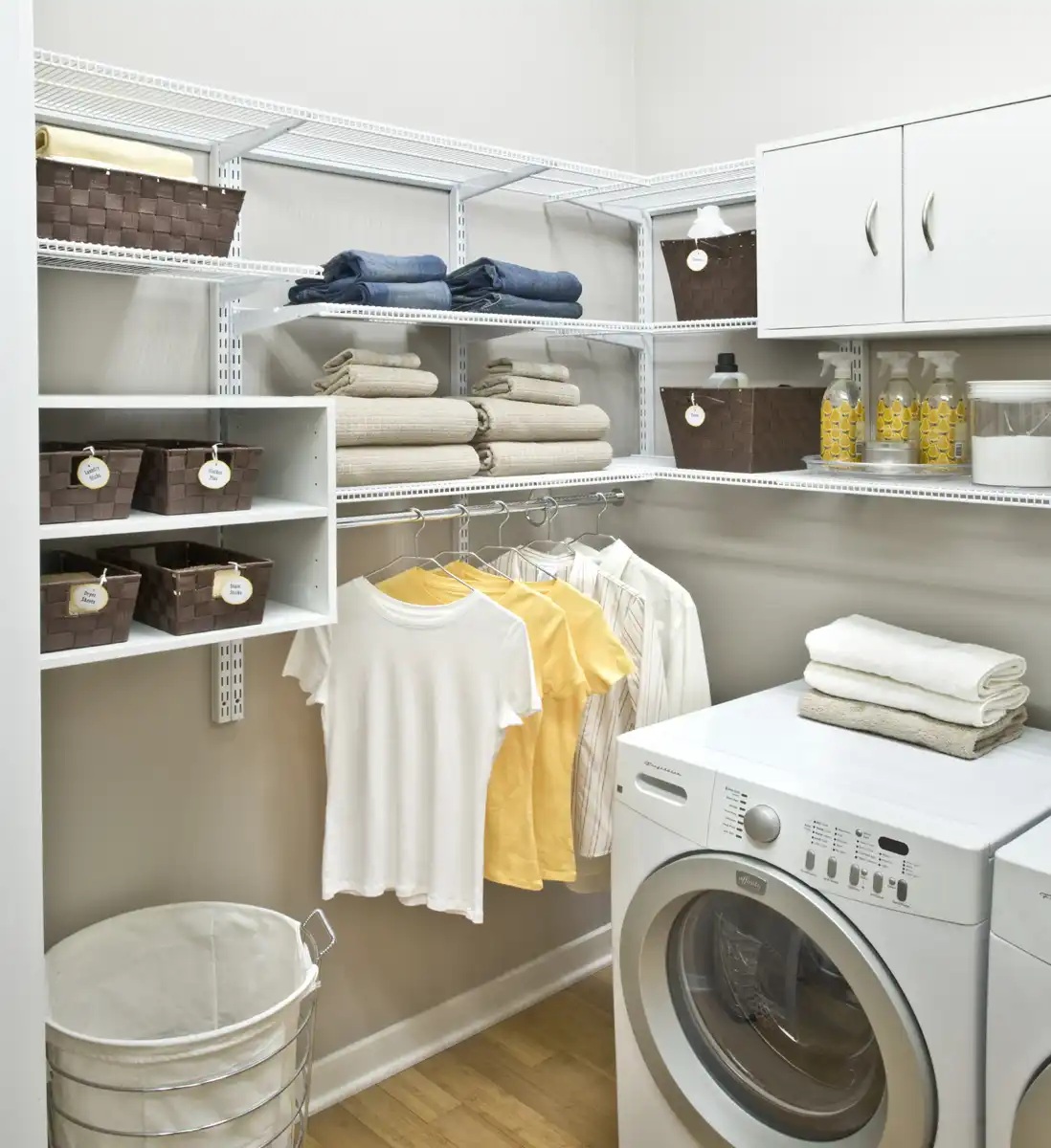 Closet Style Laundry Room