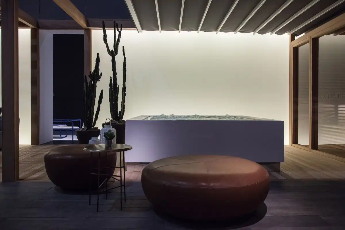 Clove Outdoor pouf from Exteta Massimo Castagna