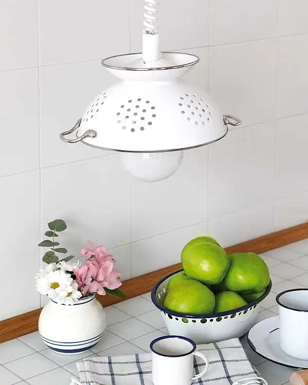 Colander pendant wall lights