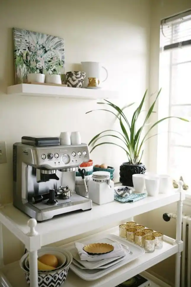 Coffee cart corner