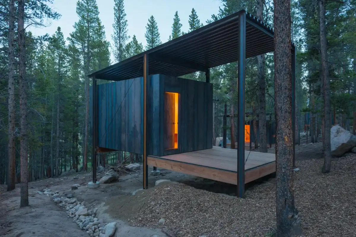 Prefab housing is ideal for a more affordable vacation getaway.