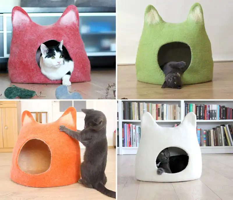 Colorful Cat Bed