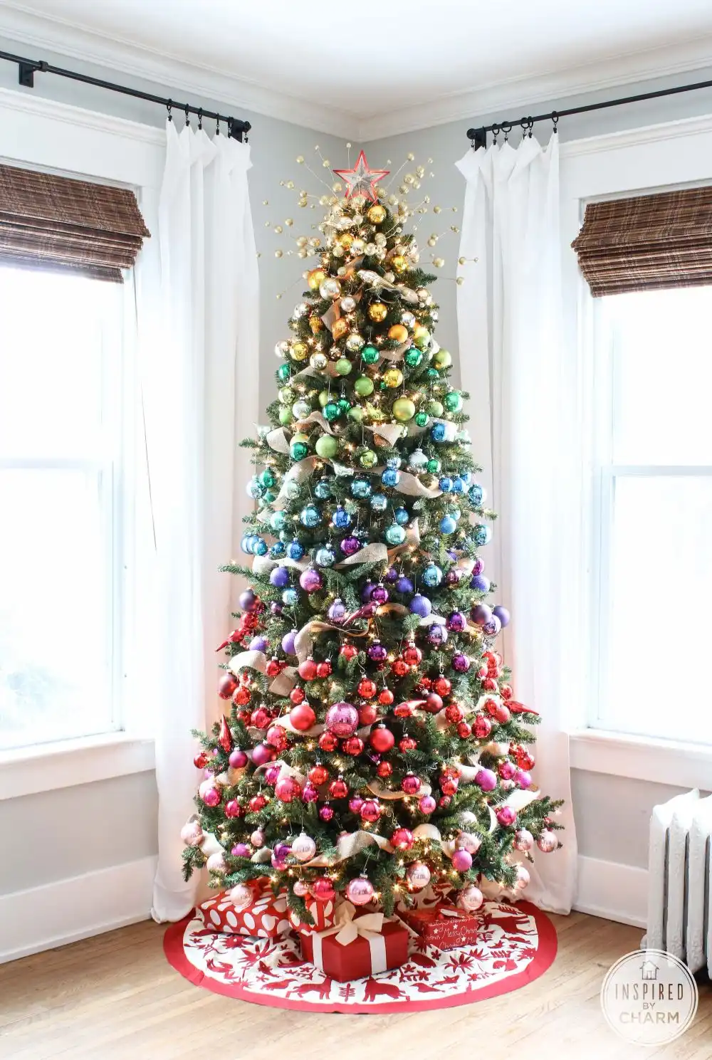Colorful Christmas Tree Decorating Ideas