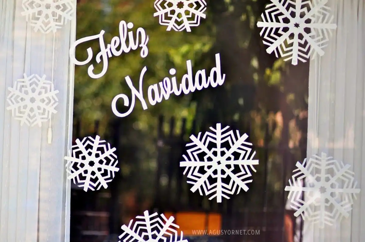 Compact paper for window decoration