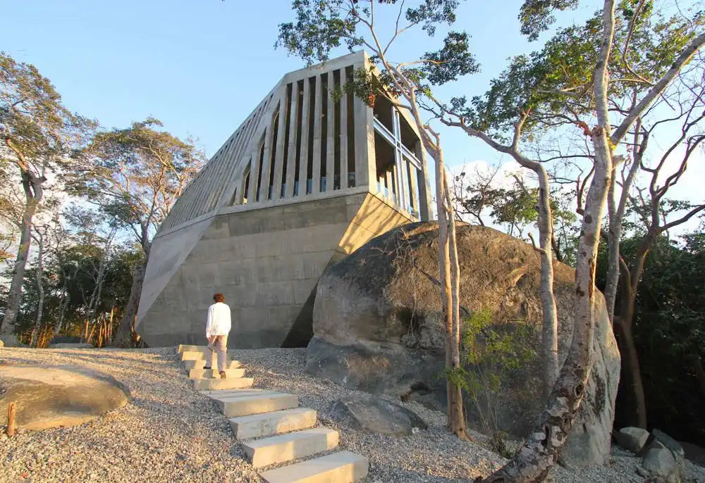Concrete Sunset Chapel Architecture