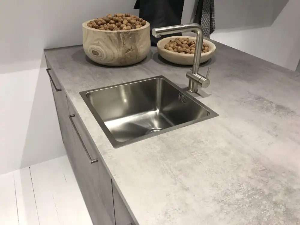 Concrete kitchen counter top from Nolte design